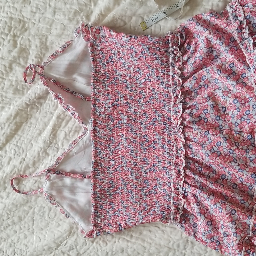 DONATED Talulah Floral Pink Ruffle Dress - Picture 6 of 8
